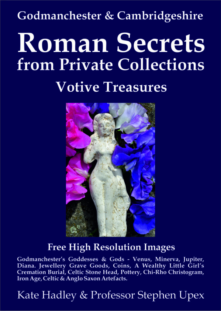 Cover picture of Roman Secrets from Private Collections: Votive Treasures, showing a small venus sculpture in a bed of flowers
